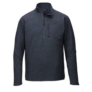 The North Face Skyline 1/2 zip Fleece Lined Jacket Gray Heather Small S